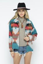 Load image into Gallery viewer, Soft Comfy Lightweight Aztec Pattern Jacket
