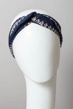 Load image into Gallery viewer, Leto Bohemian Stitch Print Twist Headwrap
