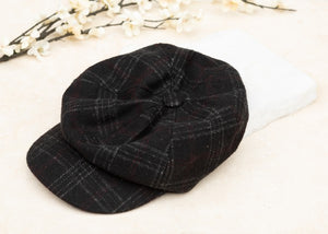 Ali's Corner Plaid Newsboy Caps