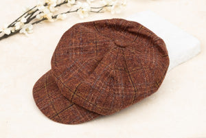 Ali's Corner Plaid Newsboy Caps