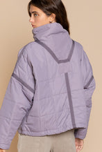 Cargar imagen en el visor de la galería, Quilted With Zipper Closure Jacket
