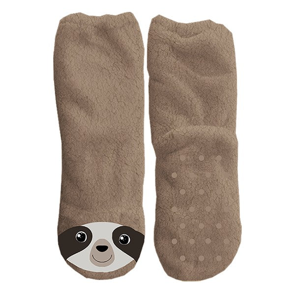 Women's Cozy Sloth Sherpa Non Skid Slipper Socks