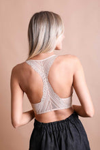 Load image into Gallery viewer, Seamless Front Lace Racerback Bralette

