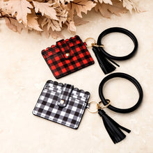 Carregar imagem no visualizador da galeria, Ali&#39;s Corner Buffalo Key Ring ID Wallet Bracelet
