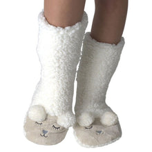 Carregar imagem no visualizador da galeria, Women&#39;s Sheep Sherpa Non Skid Slipper Socks
