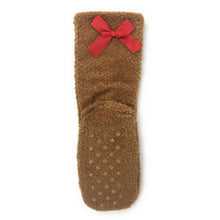 Ladda upp bild till gallerivisning, Women&#39;s Teddy Bear Cozy Sherpa Non Skid Slipper Socks
