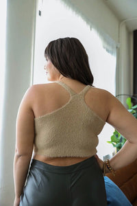 Leto Plus Size Racerback Cozy Lounge Brami