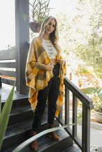 Load image into Gallery viewer, Leto Multicolor Classic Striped Soft Knit Poncho
