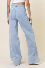 Load image into Gallery viewer, Vibrant M.i.U. Side Panel Wide Leg Blue Denim Jeans

