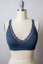 Load image into Gallery viewer, Leto Lace Trim Padded Bralette
