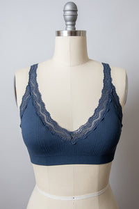 Leto Lace Trim Padded Bralette