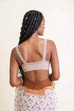 Load image into Gallery viewer, Leto Lace Trim Padded Bralette
