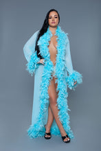 Carregar imagem no visualizador da galeria, BE WICKED Glamour Boa Feather Trim Robe
