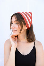 Cargar imagen en el visor de la galería, Leto Crochet American Flag Hair Bandana
