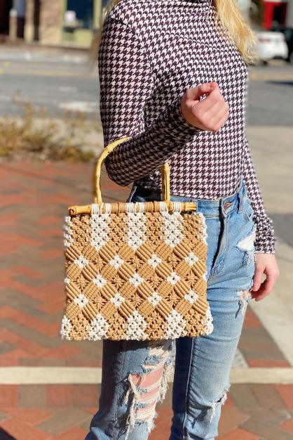 Ellison & Young Double Woven Bamboo Babe Tote