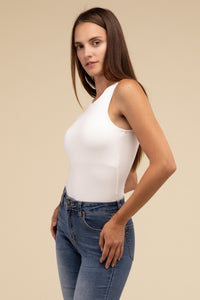 Zenana Sleeveless Padded Bodysuit