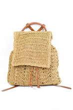 Загрузить изображение в средство просмотра галереи, Woven Straw Backpack
