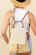 Загрузить изображение в средство просмотра галереи, Woven Straw Backpack
