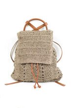 Загрузить изображение в средство просмотра галереи, Woven Straw Backpack
