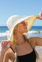 Load image into Gallery viewer, Ali&#39;s Corner Classic Wide Brim Bow Embellished Sunhat
