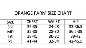 Orange Farm Clothing Side Slit Ribbed Knit Skirt
