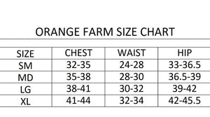 Orange Farm Clothing Solid Camouflage Contrast Long Sleeve Raglan Knit Top