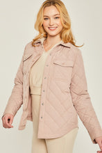 Cargar imagen en el visor de la galería, Woven Solid Bust Pocket Shacket
