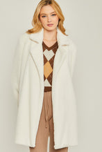 Load image into Gallery viewer, Love Tree Woven Solid Teddy Collar Coat
