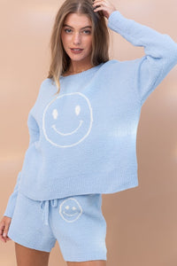 Blue B Cozy Soft Top with Shorts Loungewear Set