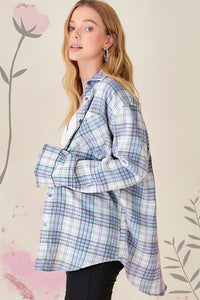 La Miel Plaid Button Down Shirt