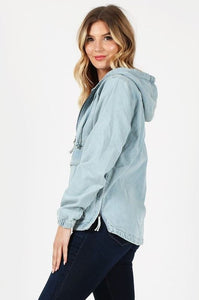 Blue Age Ladies Denim Hoodie Jacket