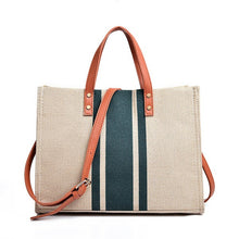 Carica l&#39;immagine nel visualizzatore di Gallery, Canvas Stripe Tote
