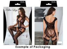 Load image into Gallery viewer, Yelete Bombshell Fishnet Body Stocking with Thong
