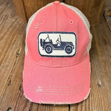 Load image into Gallery viewer, The Goat Stock JEEP Girl Vintage Distressed Adjustable Snapback Hat
