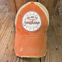Load image into Gallery viewer, The Goat Stock You Are My Sunshine Vintage Distressed Adjustable Snapback Hat
