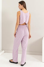 Carica l&#39;immagine nel visualizzatore di Gallery, HYFVE Cotton Linen Top and Pants Set
