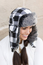 Carregar imagem no visualizador da galeria, Ali&#39;s Corner Buffalo Plaid Trapper Hat
