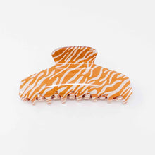 Ladda upp bild till gallerivisning, Ellison and Young Muted Zebra Print Hair Claw
