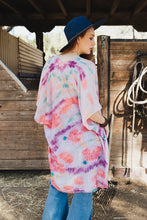 Load image into Gallery viewer, Leto Tie Dye Daydream Open Front Kimono
