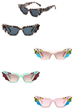 Ladda upp bild till gallerivisning, Cramilo Eyewear Geometric Irregular Cat Eye Fashion Sunglasses
