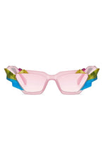 Carregar imagem no visualizador da galeria, Cramilo Eyewear Geometric Irregular Cat Eye Fashion Sunglasses
