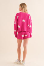 Загрузить изображение в средство просмотра галереи, Soft Long Sleeve Star Print Top and Short Set
