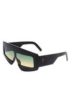 Load image into Gallery viewer, Cramilo EyewearRectangle Oversize Square Flat Top Sunglasses
