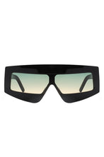 Load image into Gallery viewer, Cramilo EyewearRectangle Oversize Square Flat Top Sunglasses
