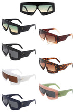 Load image into Gallery viewer, Cramilo EyewearRectangle Oversize Square Flat Top Sunglasses
