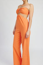 Load image into Gallery viewer, Emory Park Double O Ring Cutout Jumpsuit
