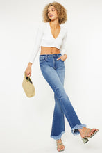 Load image into Gallery viewer, Kancan Luna High Waisted Blue Stone Washed Denim Bootcut Jeans
