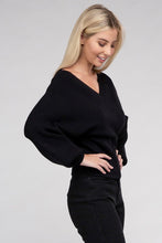 Carica l&#39;immagine nel visualizzatore di Gallery, Zenana Criss Cross Wrap Soft Knit Top
