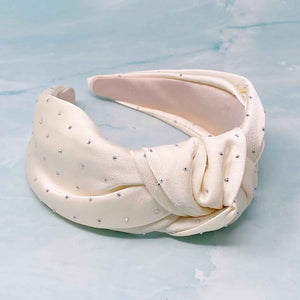 Ellison and Young Satin Knotted Headband