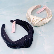 Load image into Gallery viewer, Ellison and Young Satin Knotted Headband
